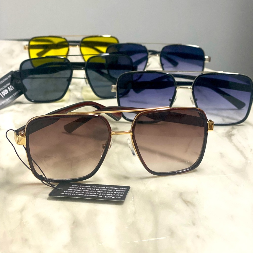 Trendy Polarized Aviator Sunglasses for Men/Women  UV400